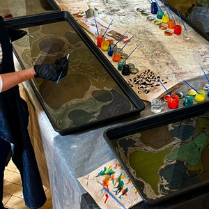 Load image into Gallery viewer, ROCWORX ink marbling workshop