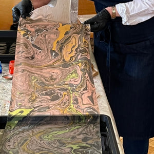 Load image into Gallery viewer, ROCWORX Ink marbled silk workshop