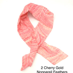 Load image into Gallery viewer, READY TO SHIP MARBLED SILK SCARF
