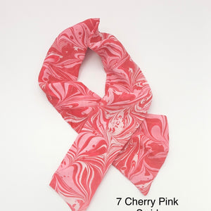 Load image into Gallery viewer, READY TO SHIP MARBLED SILK SCARF
