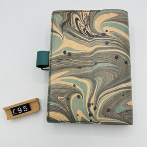 Load image into Gallery viewer, READY TO SHIP MARBLED LEATHER JOURNALS A6
