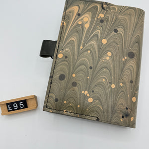 Load image into Gallery viewer, READY TO SHIP MARBLED LEATHER JOURNALS A6
