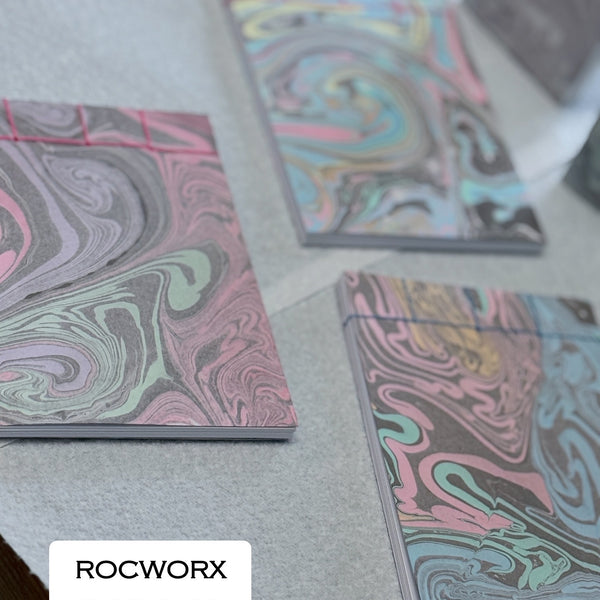 WORKSHOP - Introduction to Suminagashi Ink Marbling + Japanese Stab-Bound Bookbinding 18 October 2025