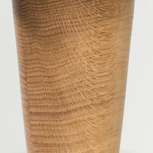 Load image into Gallery viewer, Vase style wooden lamp base by PJWWoodworks, turned on Dartmoor
