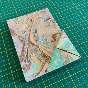 Load image into Gallery viewer, Introduction to Suminagashi Ink Marbling + Japanese Stab-Bound Bookmaking 13 September 2025
