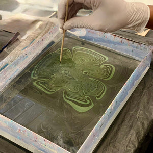 Load image into Gallery viewer, Student ink marbling

